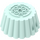 LEGO Light Aqua Cake Cup Container 8 x 8 x 3 (72024)