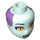 LEGO Light Aqua Celeste Minidoll Head (57511 / 92198)