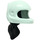 LEGO Light Aqua Crash Helmet with Black Ponytail (36293)