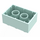 LEGO Light Aqua Duplo Brick 2 x 3 (87084)