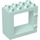 LEGO Aqua clair Duplo Porte Cadre 2 x 4 x 3 avec rebord plat (61649)