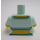 LEGO Světlá aqua Genie Dívka Minifigurka Trup (973 / 16360)