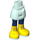 LEGO Azzurro chiaro Fianco con Basic Curvo Gonna con Giallo Boots con cerniera spessa (23896)