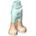 LEGO Lyse-Aqua Hofte med Pants med Feet og hvid Sandals (35573)