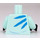 LEGO Light Aqua Jack Davids Minifig Torso (973 / 76382)