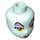 LEGO Light Aqua Maleficent Minidoll Head (36534 / 92198)