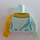 LEGO Light Aqua Minifig Torso Skater with Yellow Left Arm and Hand (973)