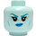 LEGO Light Aqua Night Protector Head (Recessed Solid Stud) (3626)