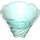 LEGO Light Aqua Ninjago Spiral with Transparent Light Blue Top (50663)