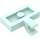 LEGO Light Aqua Plate 1 x 2 with Horizontal Clip (11476 / 65458)