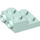 LEGO Aqua clair assiette 2 x 2 x 0.7 avec 2 Goujons sur Côté (4304 / 99206)