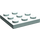 LEGO Licht Aqua Plaat 3 x 3 Ronde Hoek (30357)