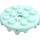 LEGO Light Aqua Plate 4 x 4 Round Cake Frosting (65702)