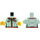 LEGO Light Aqua Sally Minifig Torso (973 / 76382)