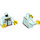 LEGO Light Aqua Sally Minifig Torso (973 / 76382)