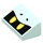 LEGO Helles Aqua Steigung 1 x 2 (31°) mit Gelb Augen Gesicht (79559 / 85984)