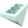 LEGO Licht Aqua Helling 1 x 2 (45°) Drievoudig met Stud houder aan de binnenzijde (15571)