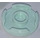 LEGO Light Aqua Tile 2 x 2 Round with Elves Water Power Symbol with Bottom Stud Holder (14769 / 20296)