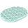 LEGO Light Aqua Tile 6 x 8 with Rounded Ends (65474)