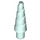 LEGO Light Aqua Unicorn Horn with Spiral (34078 / 89522)