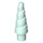 LEGO Light Aqua Unicorn Horn with Spiral (34078 / 89522)