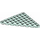 LEGO Light Aqua Wedge Plate 8 x 8 Corner (30504)