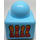 LEGO Light Blue Primo Brick 1 x 1 with &quot;C&quot; / Horse Legs (31000)