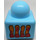 LEGO Hellblau Primo Stein 1 x 1 mit &quot;C&quot; / Pferd Beine (31000 / 49052)