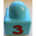 LEGO Light Blue Primo Brick 1 x 1 with Number &#039;3&#039; and 3 flowers on opposite side (31000)
