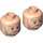 LEGO Leichtes Fleisch Aberforth Dumbledore Minifigure Kopf (Einbau-Vollbolzen) (3274 / 101502)