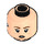 LEGO Leichtes Fleisch Aloy Minifigure Kopf (Einbau-Vollbolzen) (3274 / 72424)