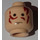 LEGO Light Flesh Anakin Skywalker with Damage on Face Head (Safety Stud) (3626)