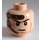 LEGO Light Flesh Anakin Skywalker with Dark Brown Legs and Headset Minifigure Head (Recessed Solid Stud) (3626 / 15792)