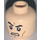 LEGO Light Flesh Angry Clone Head (Recessed Solid Stud) (3626 / 12817)
