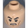 LEGO Light Flesh Angry Clone Head (Recessed Solid Stud) (3626 / 12817)