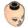 LEGO Light Flesh Anna Minidoll Head (61063 / 92198)