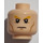 LEGO Beige Léger Aquaman Tête (Clou de sécurité) (3626 / 11501)