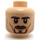 LEGO Light Flesh Aragorn Head (Recessed Solid Stud) (3626 / 10523)