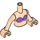 LEGO Leichtes Fleisch Ariel Torso Girl mit Shells Bikini oben Muster (92456)