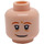 LEGO Lys hudfarvet Arthur Weasley Minifigur Hoved (Forsænket solid knops) (3626 / 67862)