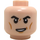 LEGO Light Flesh AT-AT Driver Minifigure Head (Recessed Solid Stud) (3626 / 67613)