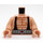 LEGO Licht Vleeskleurig Bane Muscular Torso met Zwart Suspenders (973 / 76382)