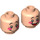 LEGO Light Flesh Bashful Minifigure Head (Safety Stud) (3274 / 107067)
