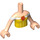 LEGO Leichtes Fleisch Belle Friends Torso (59637 / 73141)