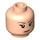 LEGO Leichtes Fleisch Schwarz Canary Minifigure Kopf (Einbau-Vollbolzen) (3626 / 36139)