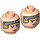 LEGO Light Flesh Bo-Katan Kryze Minifigure Head (Recessed Solid Stud) (3626 / 78748)