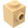 LEGO Light Flesh Brick 1 x 1 with Stud on One Side (87087)