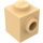 LEGO Leichtes Fleisch Backstein 1 x 1 mit Stud auf Eins Seite (87087)