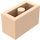 LEGO Light Flesh Brick 1 x 2 with Bottom Tube (3004 / 93792)