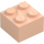 LEGO Beige Léger Brique 2 x 2 avec Toad Face avec Surprised Face (3003 / 79533)